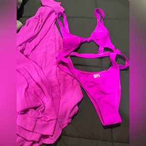 NEW Matte collection two piece set. Purple